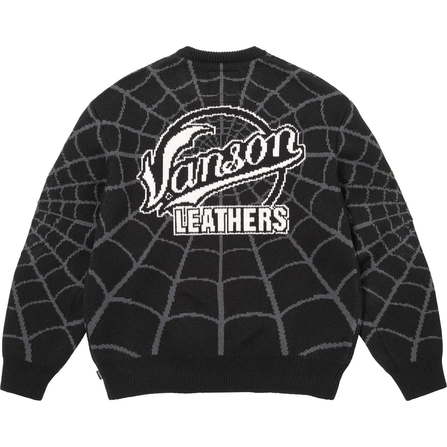 Свитер Supreme X VANSON LEATHERS, INC. USA SS26 с круглым вырезом, красный — фото 3