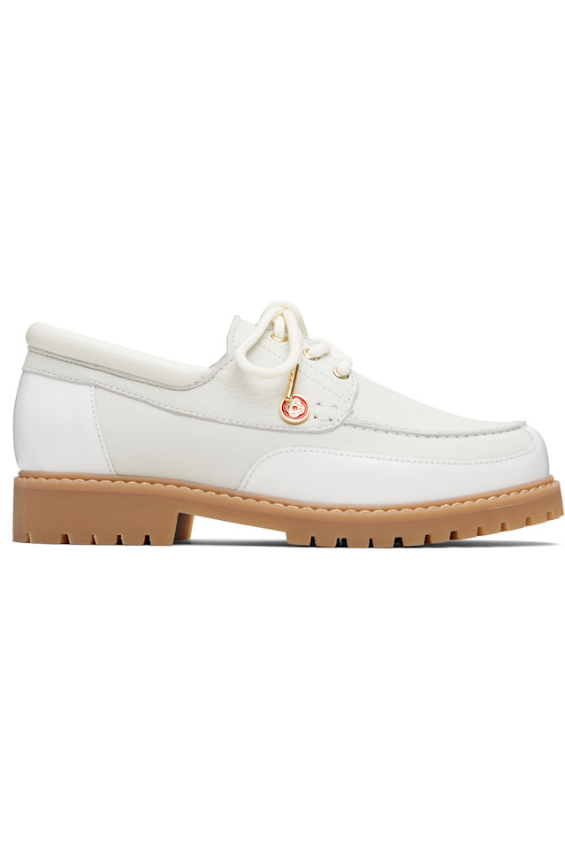 

Кожаные лодочные туфли Casablanca, белый