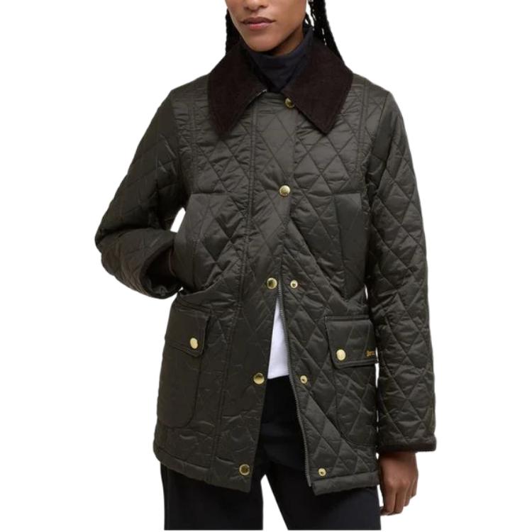 

BARBOUR Стеганая куртка Коринн, Sage Green
