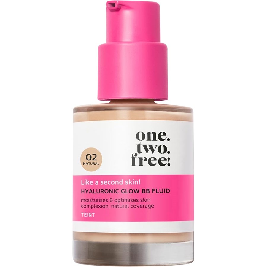 

Тональная основа One.two.free! Hyaluronic Glow BB Fluid, 2 Natural / 30 ml