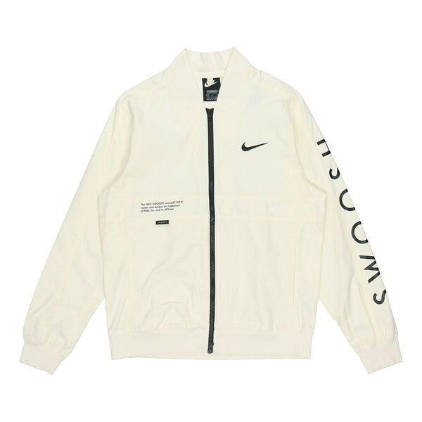 

Куртка Nike Sportswear Swoosh Logo Print Sports Jacket Men's White, белый