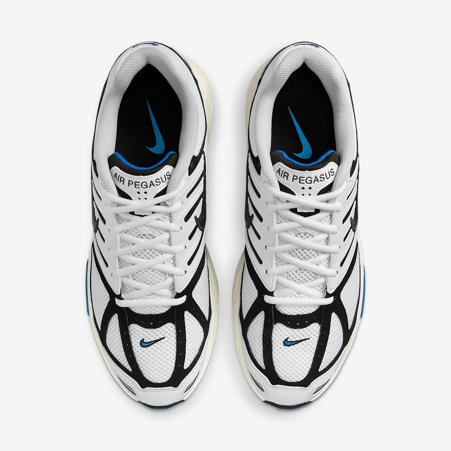Мужские кроссовки Nike Air Pegasus 2005, белый/черный/синий/серый — фото 4