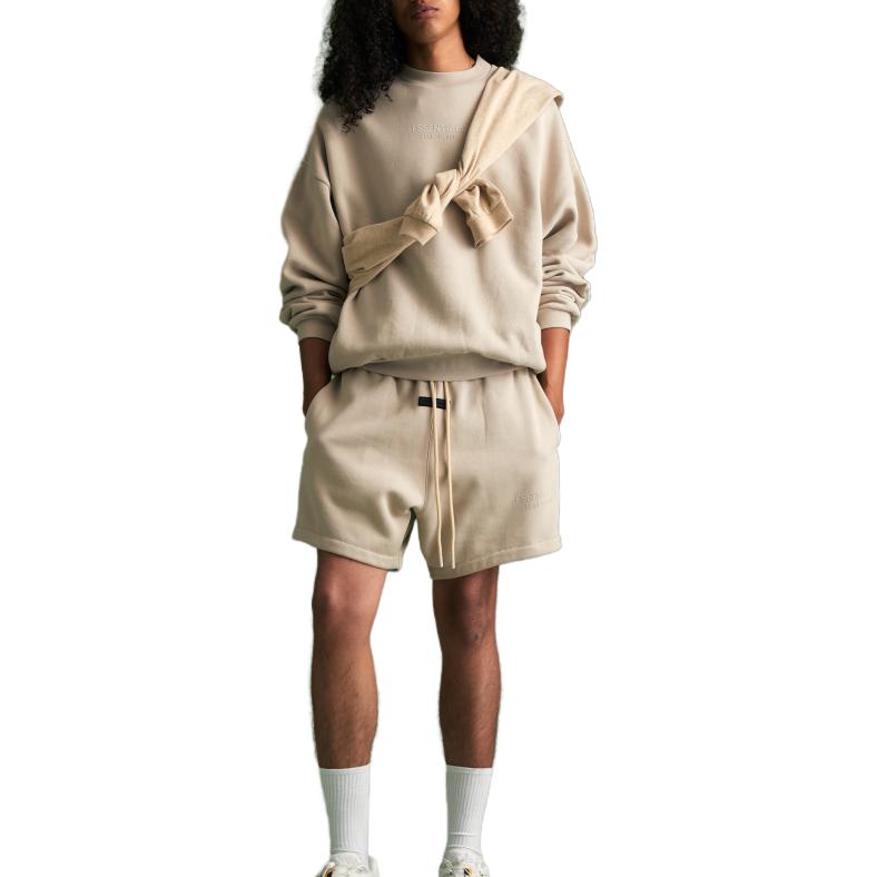 Футболка Fear Of God Essentials, дымчато-серый/серебристый — фото 4
