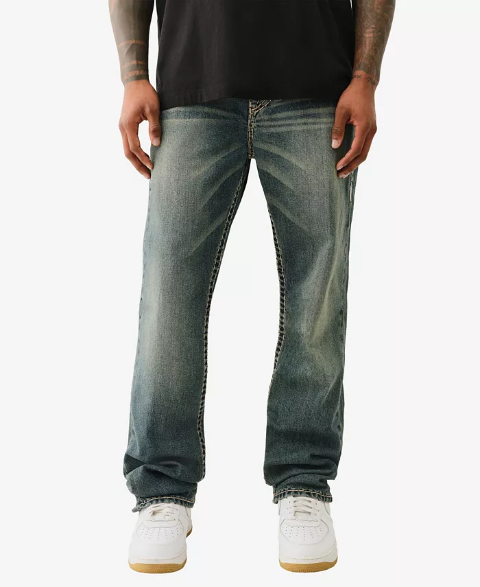 

Мужские джинсы Ricky Super T Flap Straight True Religion, синий