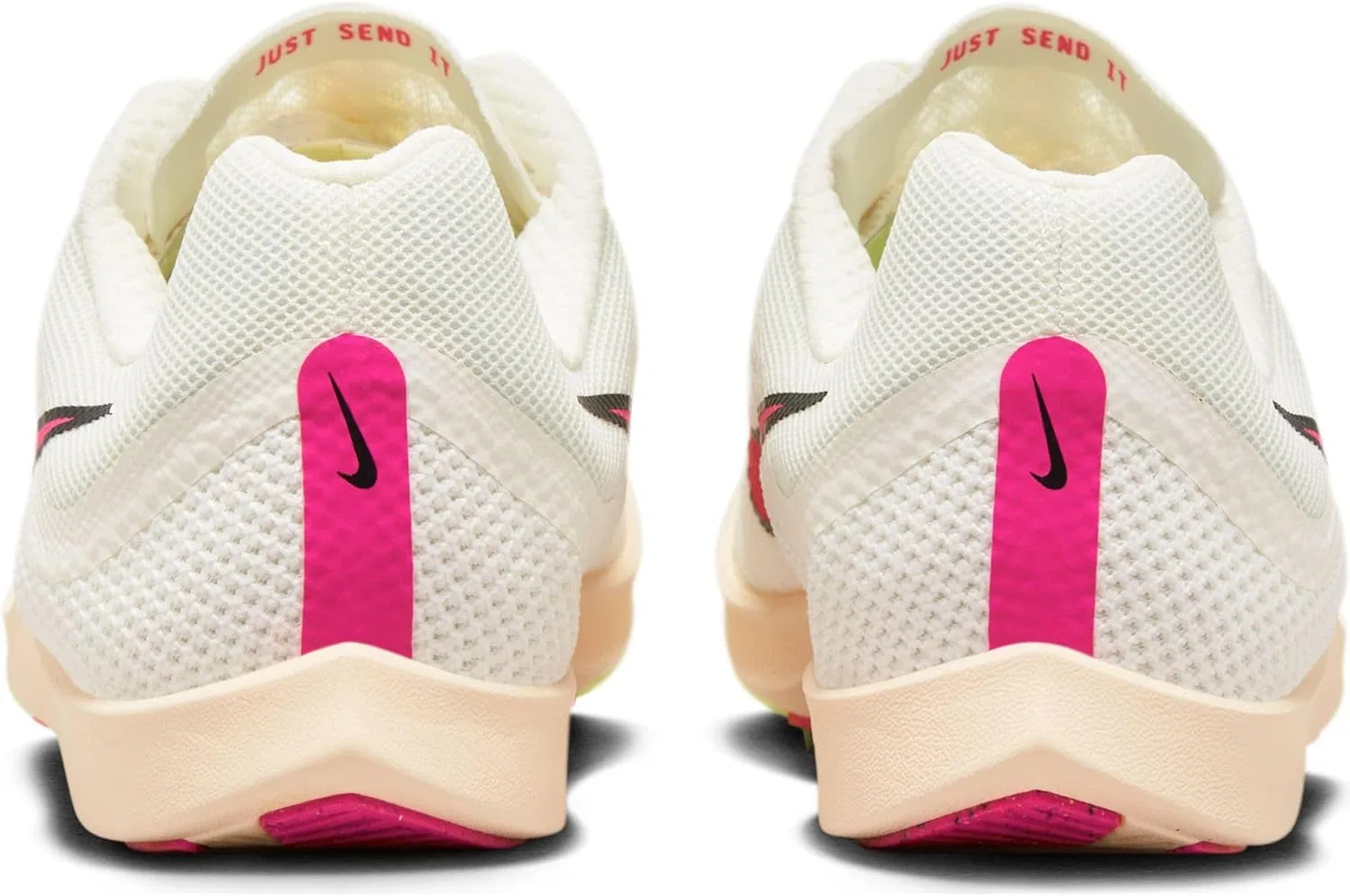 Мужские кроссовки Nike Zoom Rival Distance Trainers, Sail Fierce Pink Lt Lemon Twist — фото 2