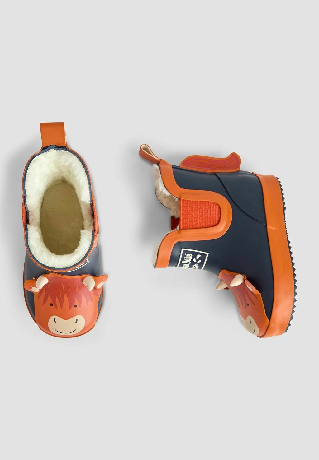 

Резиновые сапоги HIGHLAND COW REGULAR FIT JoJo Maman Bébé, синий