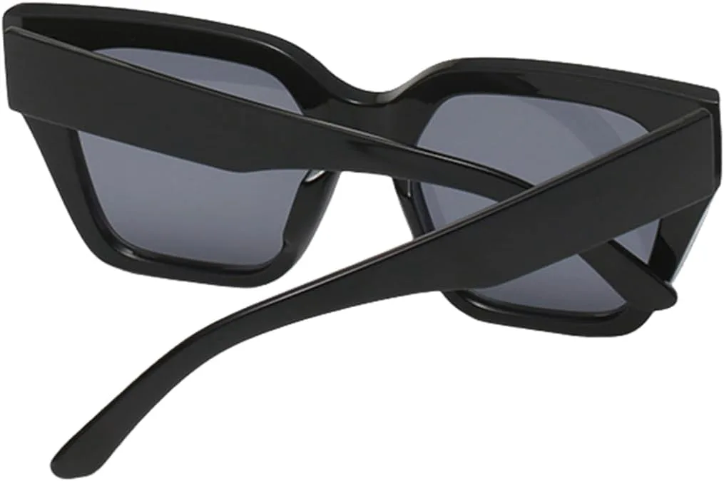 

Классические солнцезащитные очки в квадратной оправе для женщин и мужчин, для активного отдыха, вождения и рыбалки, с защитой от УФ-излучения UV400 TVTBBVV, Gray Gray