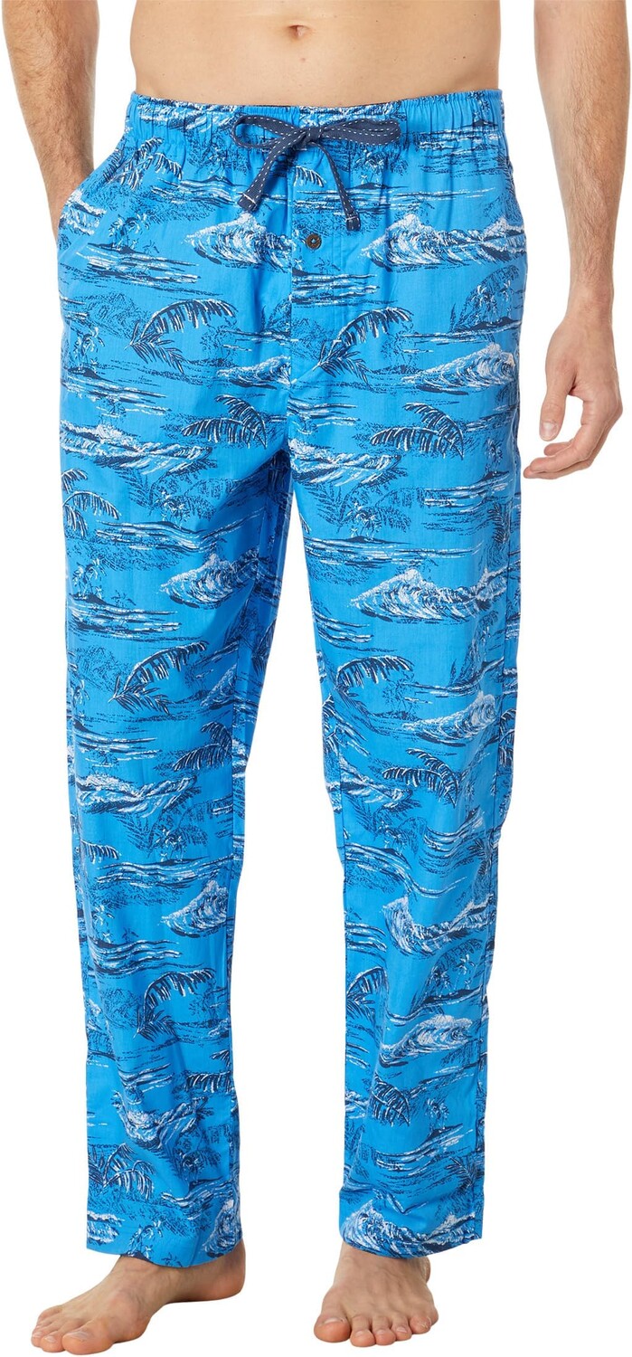 

Пижамные брюки Tommy Bahama Woven Sleep Pants, цвет Big Waves