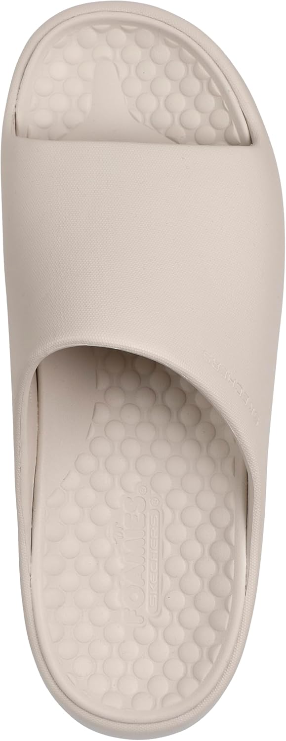 Мужские шлепанцы Skechers Foamies Precision, Natural — фото 3