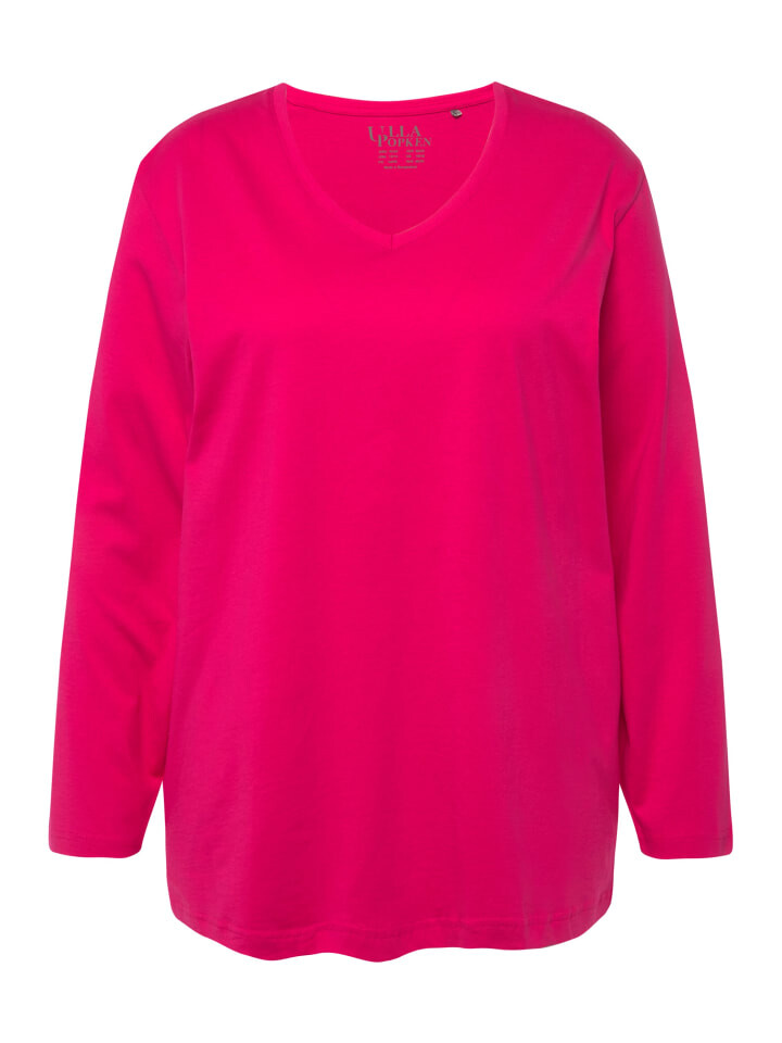 

Футболка Ulla Popken, цвет magentapink