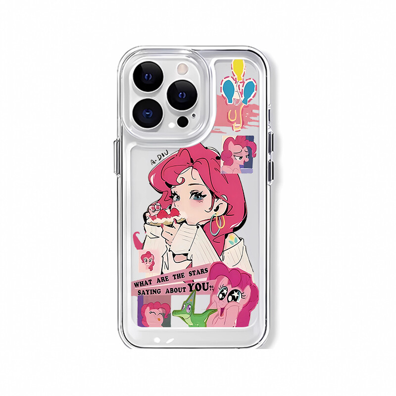 

Чехол для телефона Victory Charge, Macroporous Space Shell - Transparent - Pinkie Girl