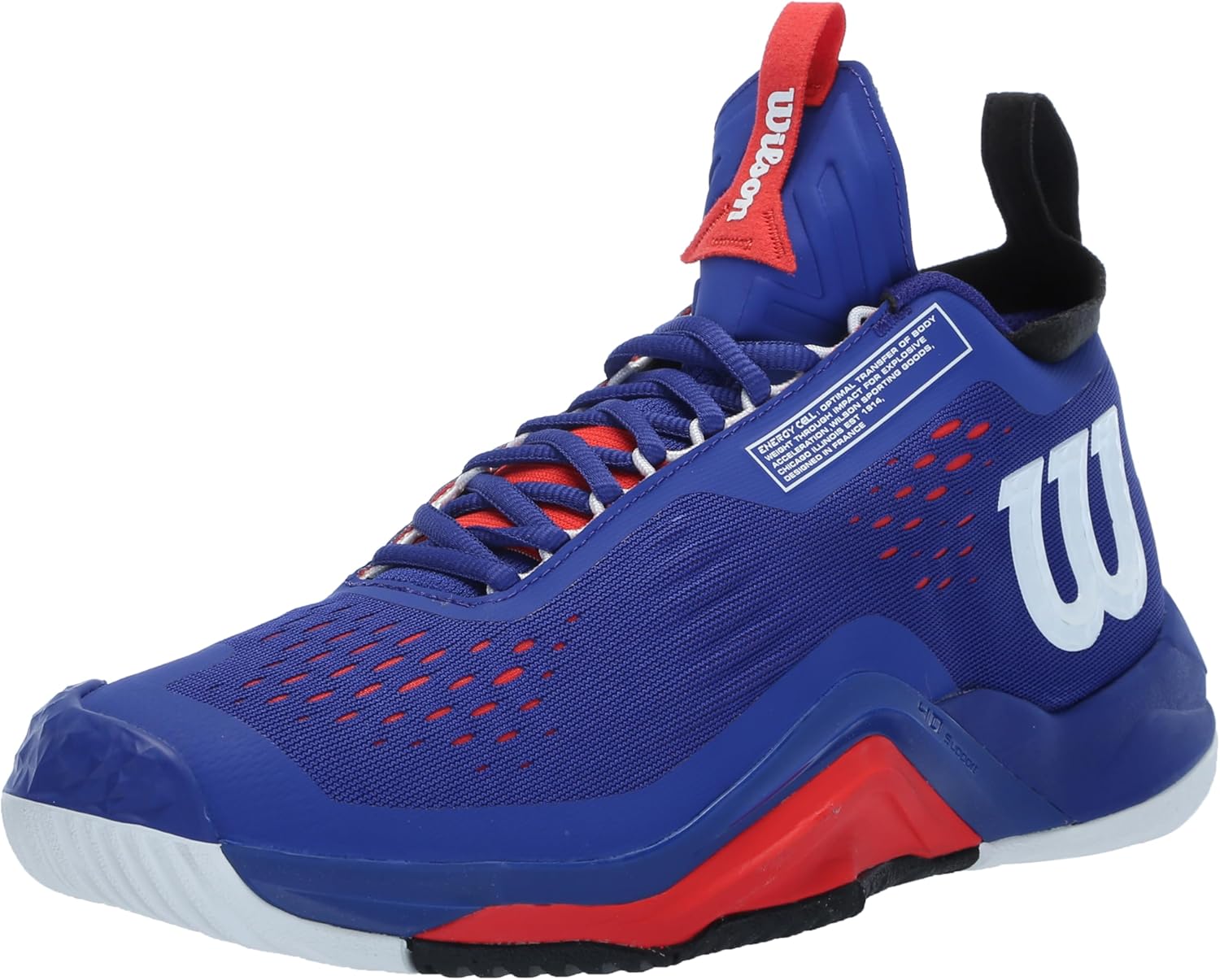 

Мужские теннисные кроссовки Wilson Rush Pro Ace, белый/синий/желтый