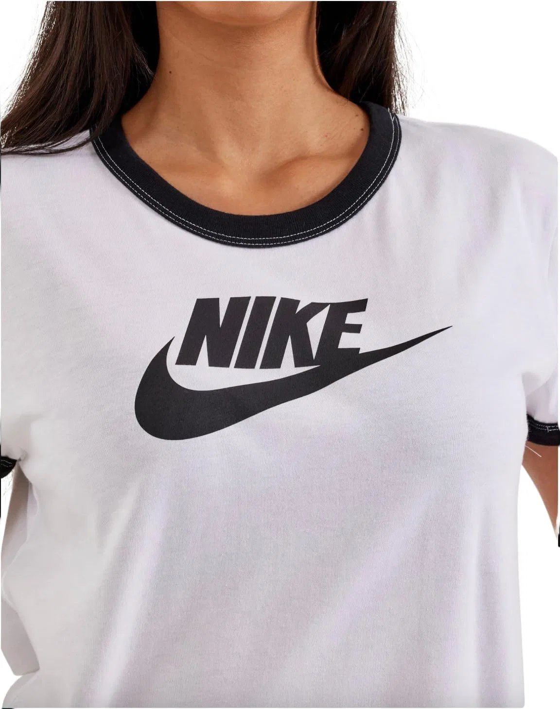 Футболка Nike White/Black — фото 2
