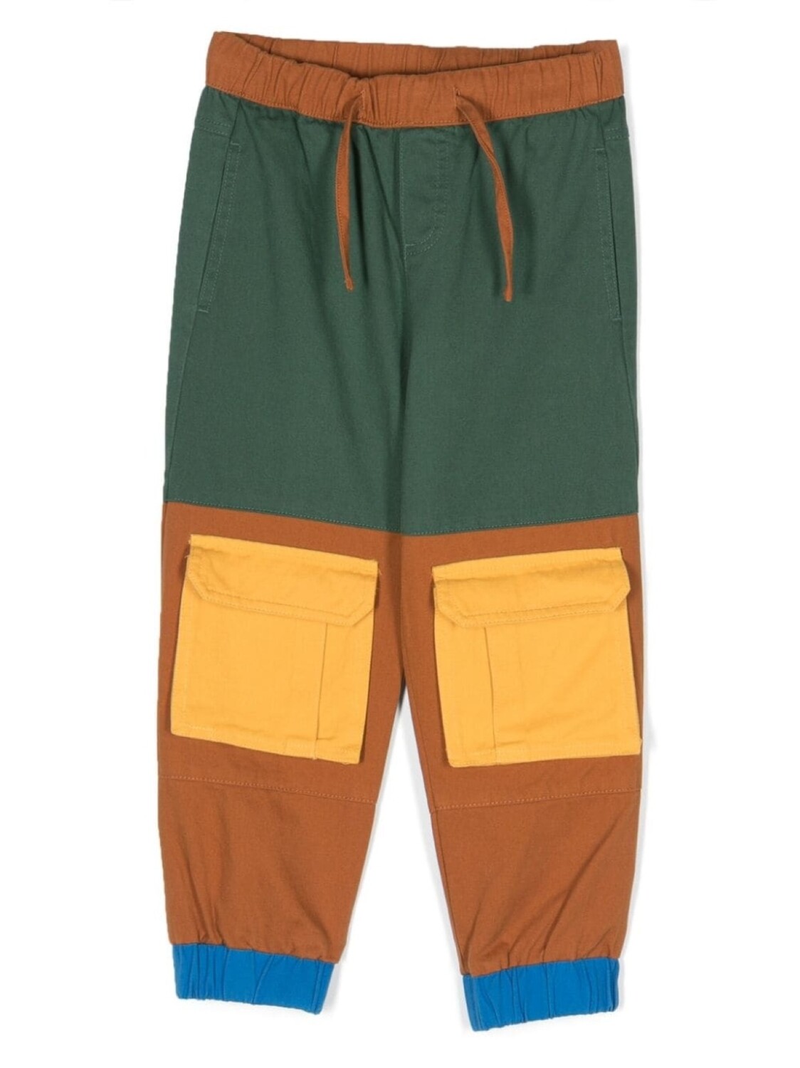 

Брюки карго в стиле колор-блок Stella McCartney Kids, зеленый