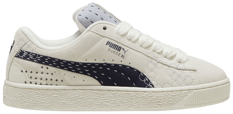 

Кроссовки Puma Suede XL 'Sashiko - Warm White', кремовый