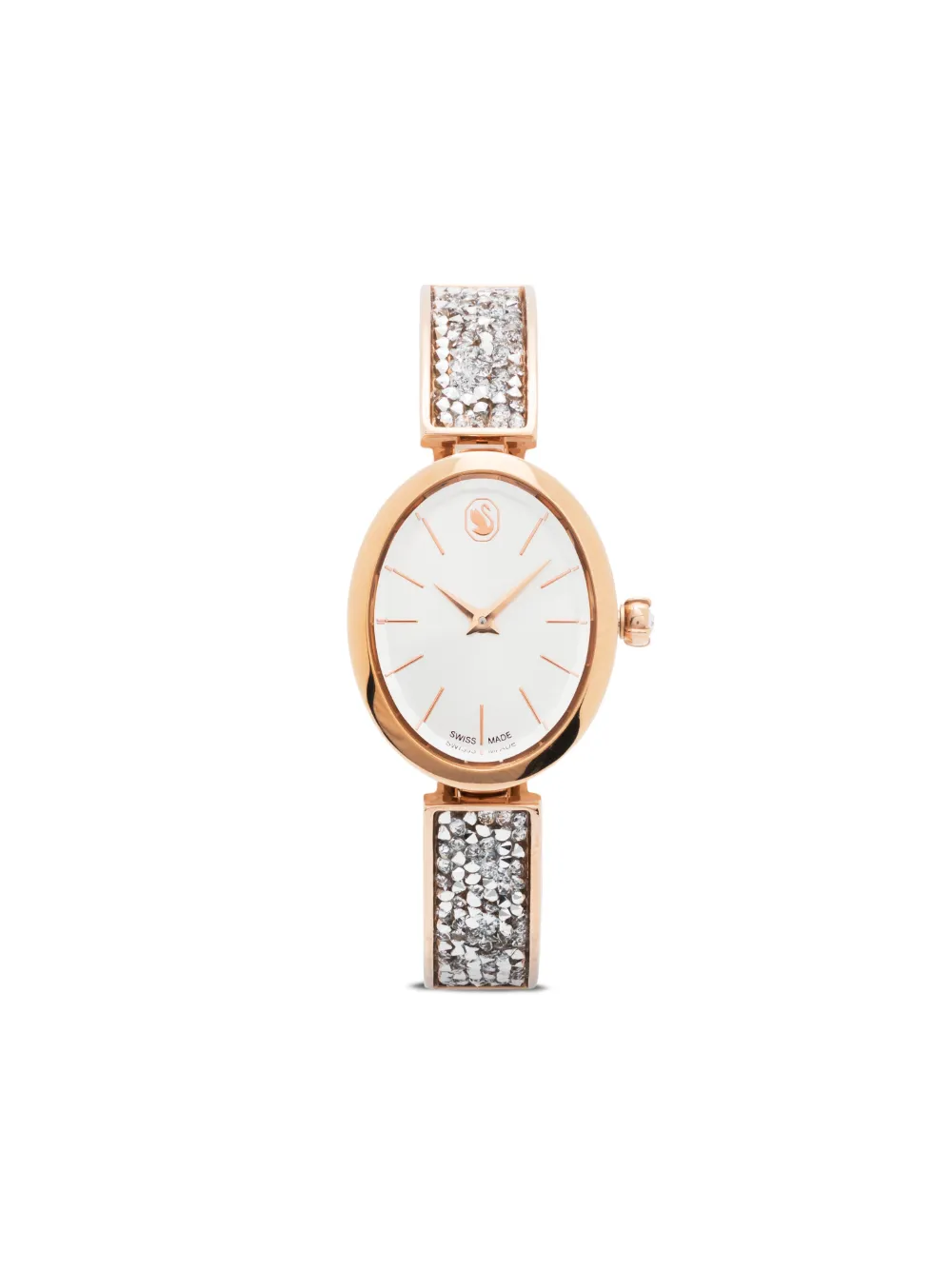 

Наручные часы Crystal Rock Oval Swarovski, золотой