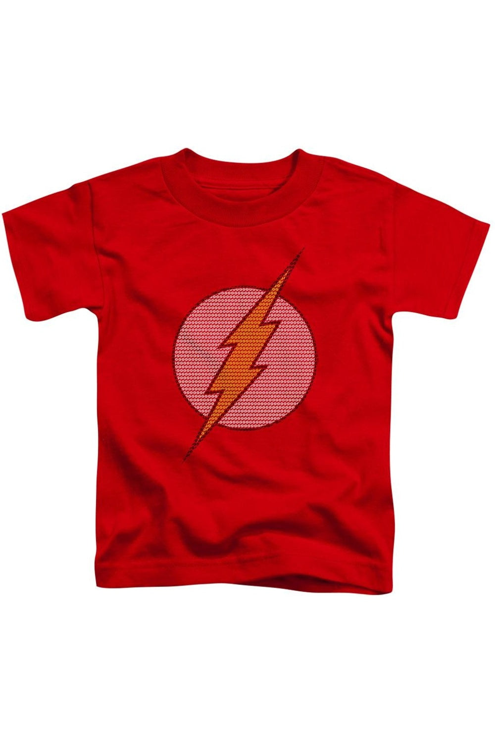 

DC Comics Футболка с маленькими логотипами Flash для детей с коротким рукавом Gildan, красный