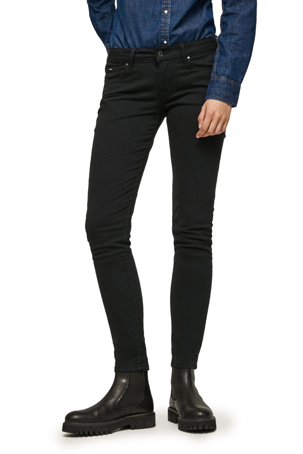 

Джинсы женские Pepe Jeans скинни, черный
