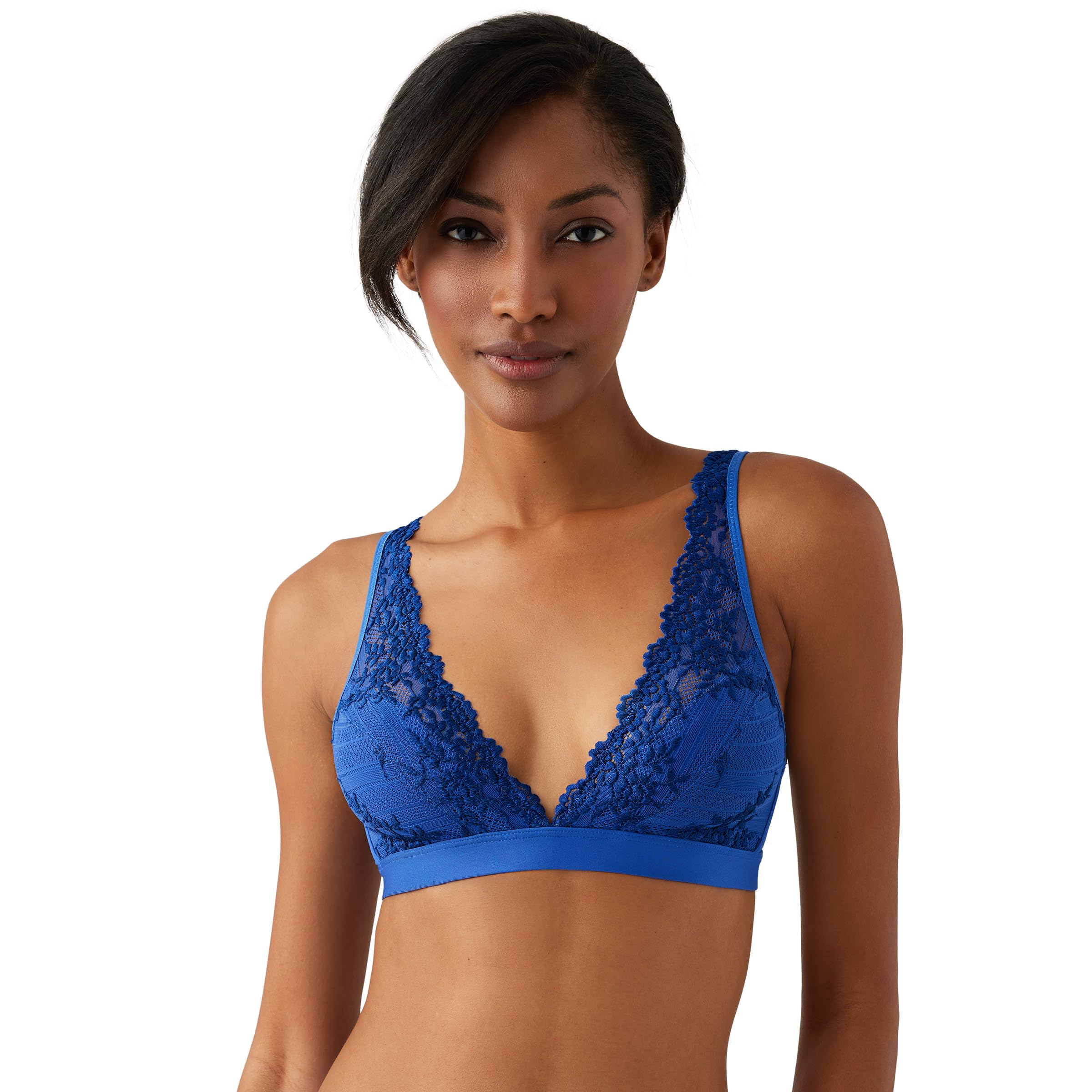 

Бюстгальтер Wacoal Embrace Lace Soft Cup Wireless Bra, Beaucoup Blue/Bellwether Blue