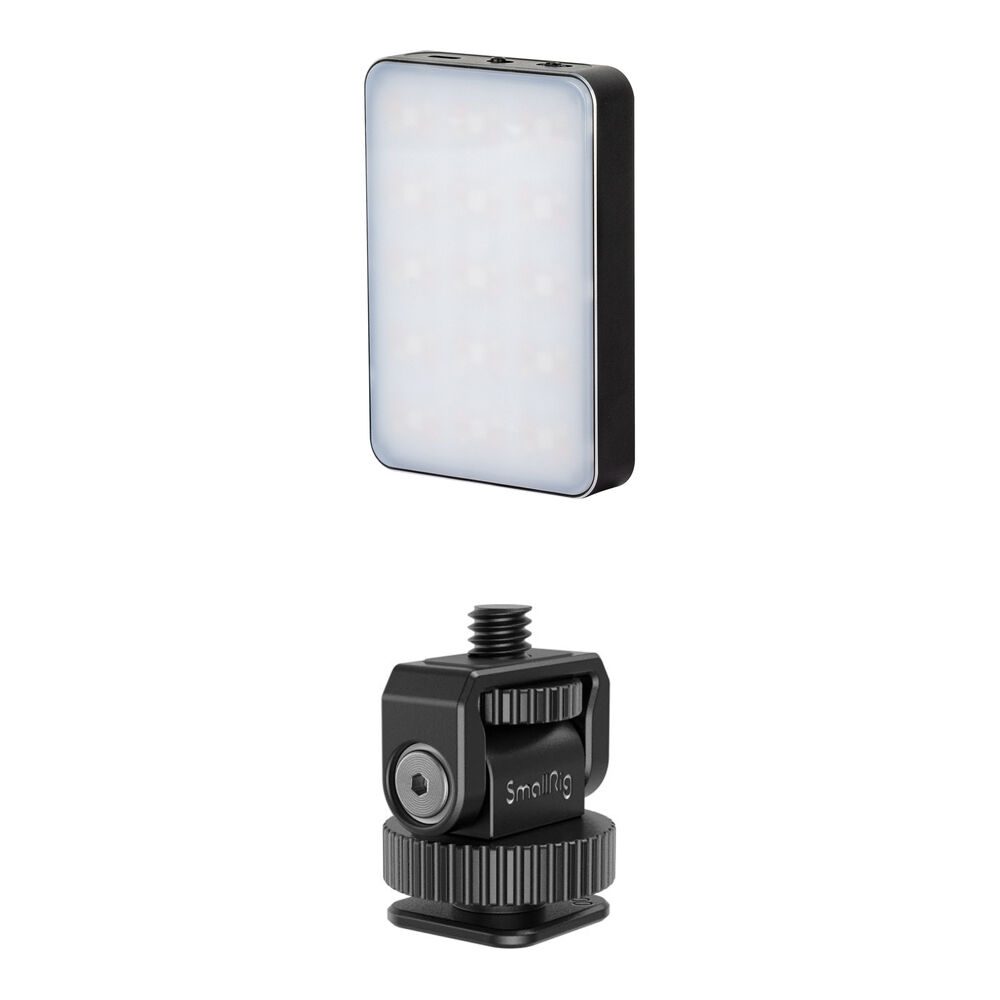 

Комплект из мини-светильника SmallRig RM75 + адаптера для холодного башмака
