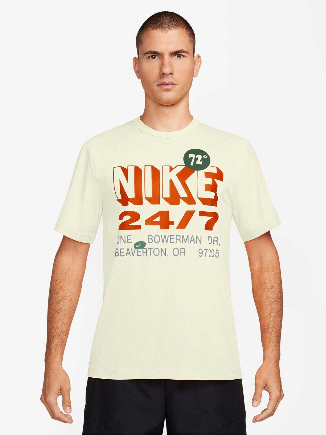 

Футболка Nike M NK DF UV HYVERSE SS GFX, белый