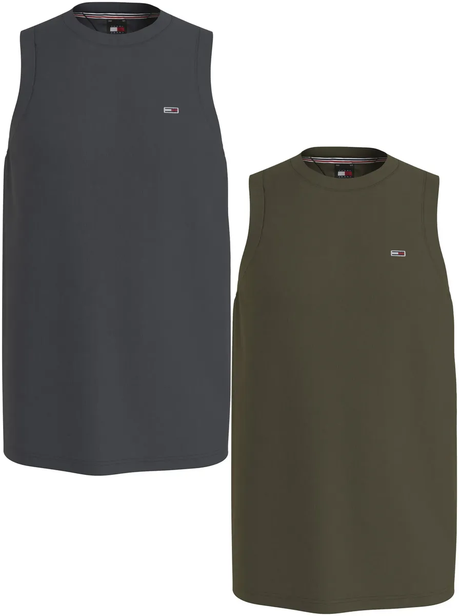 

Майка Tommy Jeans "TJM 2 PACK TANK TEES" (2 шт. в упаковке), зеленый