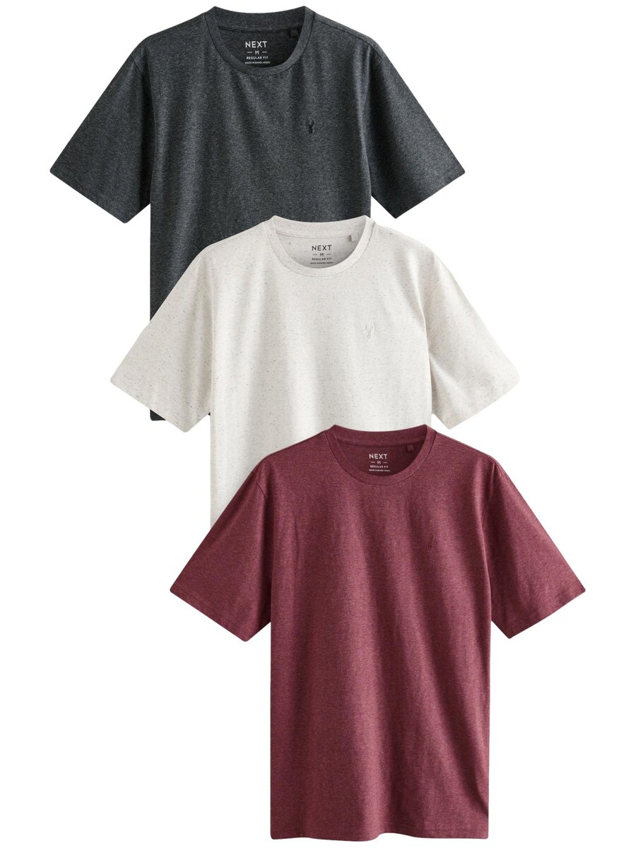 

Рубашка Next, цвет Wine red/mottled black/mottled white