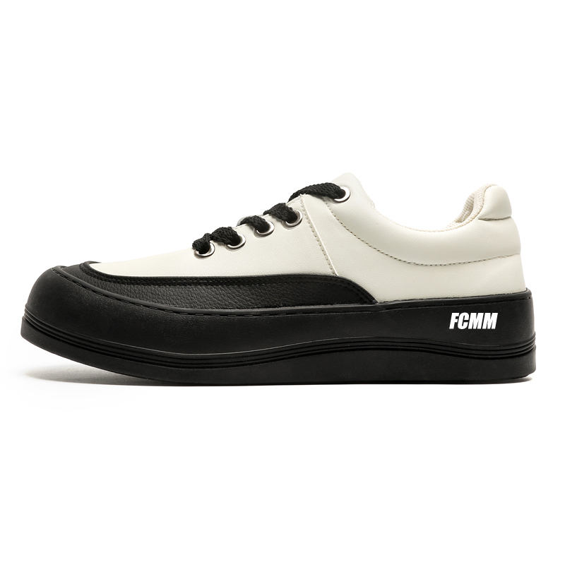 

FCMM Мужские низкие скейтерские кеды бежевые, цвет Beige