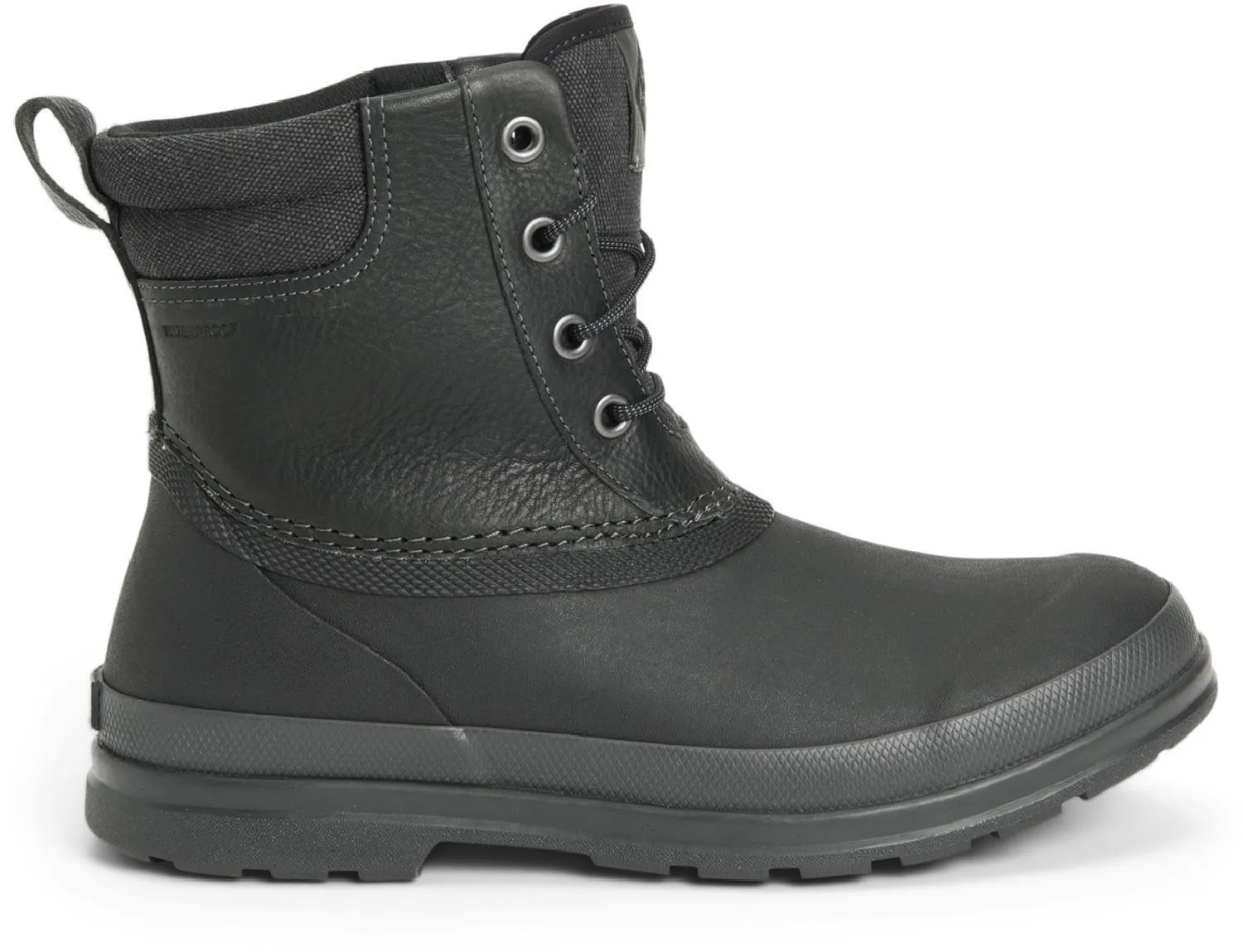 

Оригинальные кожаные шнурованные утиные ботинки мужские Muck Boot, Black