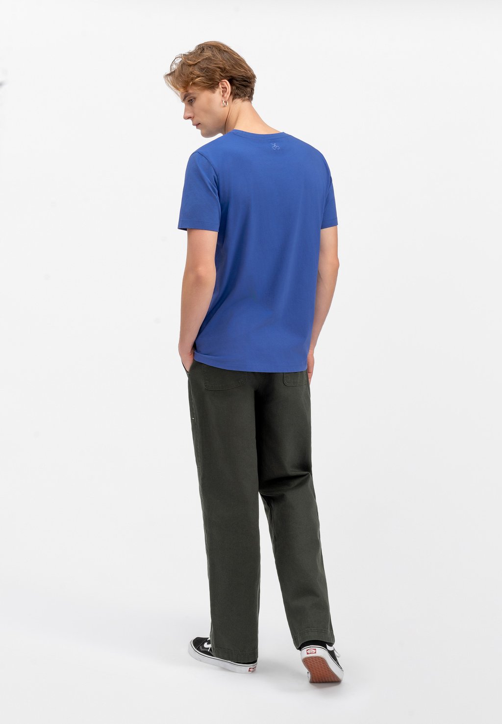 

Базовая футболка CREW NECK REGULAR FIT KAFT, темно-синий