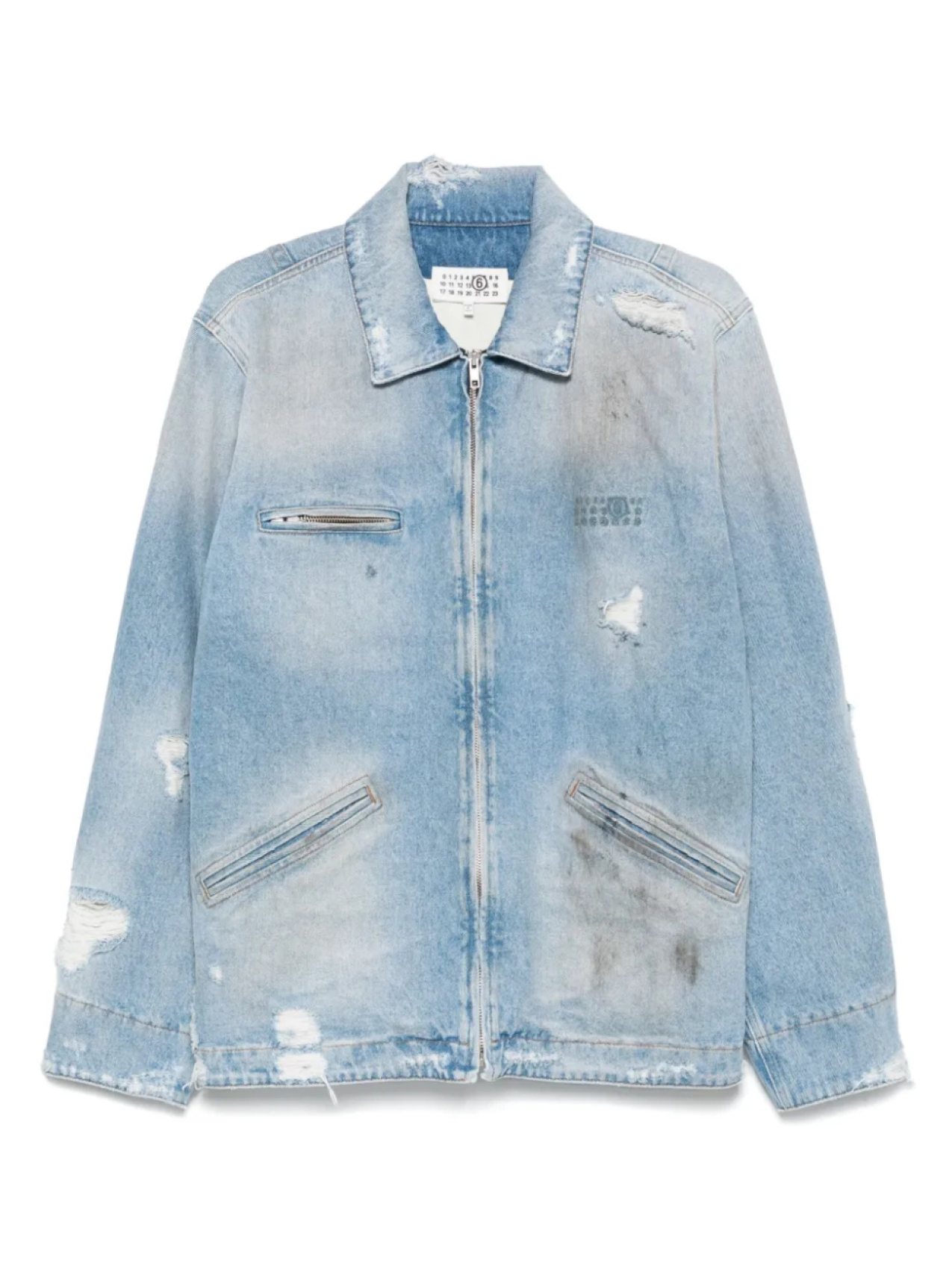 

Джинсовая куртка MM6 Maison Margiela, синий