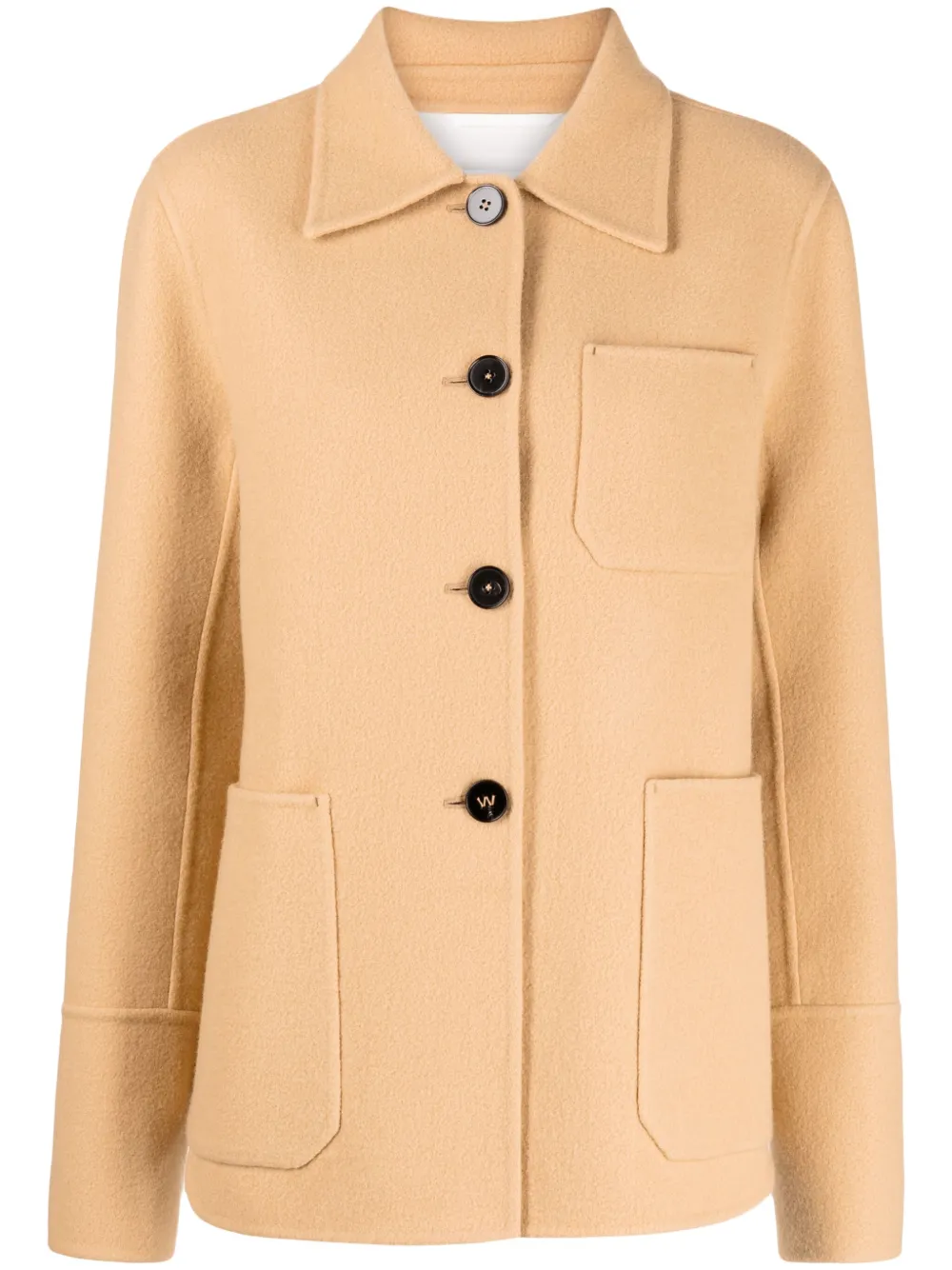 

Шерстяной пиджак JIL SANDER, нейтральный