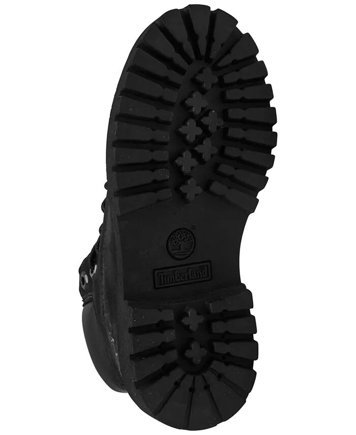 Детские 6-дюймовые водонепроницаемые ботинки премиум-класса от Finish Line Timberland, черный — фото 2