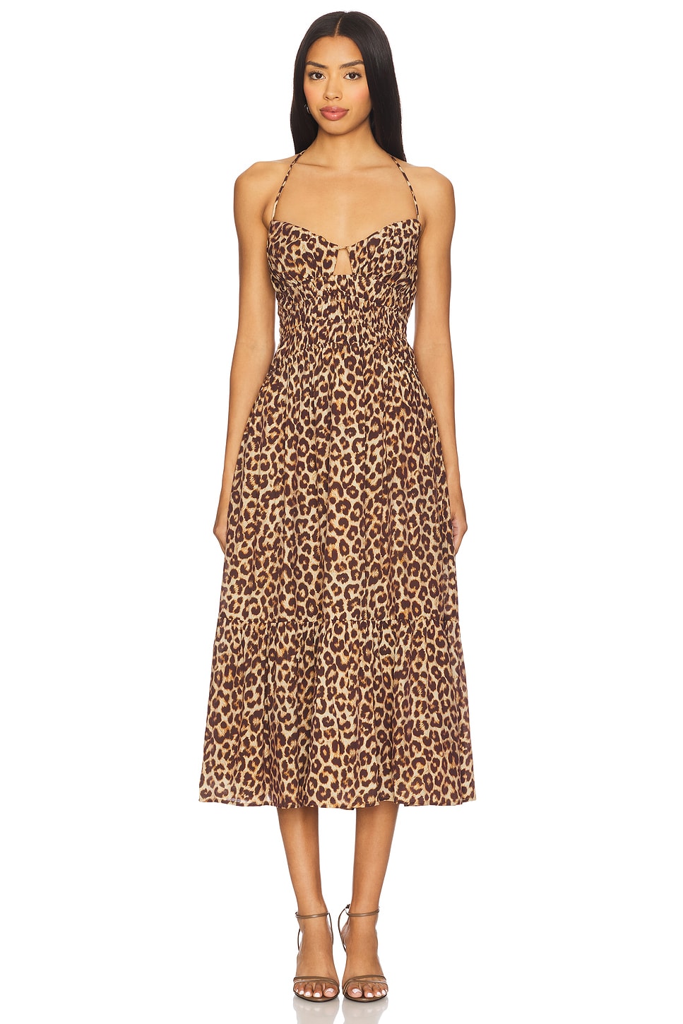 

Макси-платье Astr The Label, leopard print
