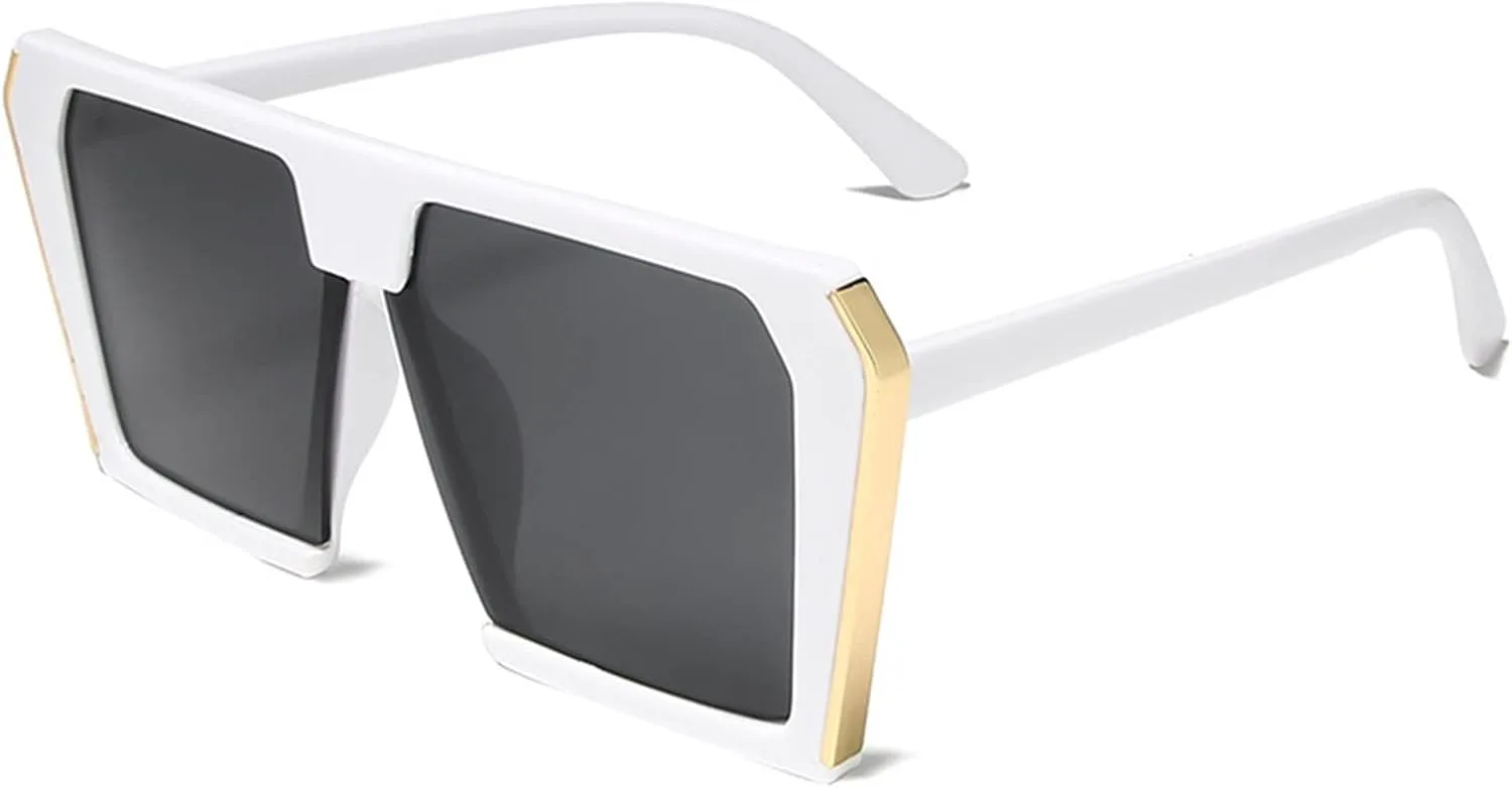 

Мужские солнцезащитные очки для активного отдыха в крупной оправе, для вождения и спорта, женские солнцезащитные очки для поездок на работу Generic, White