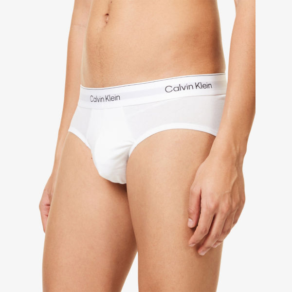 Трусы-бикини Calvin Klein Icon с логотипом, 3 пары — фото 4