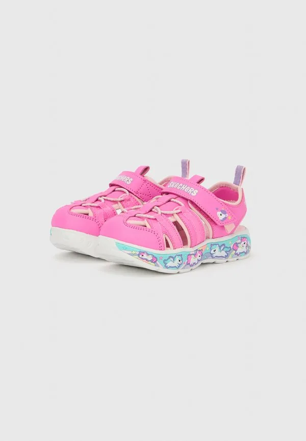 Игровая сцена, сандалии для брызг Skechers, Pink/Light Pink — фото 2