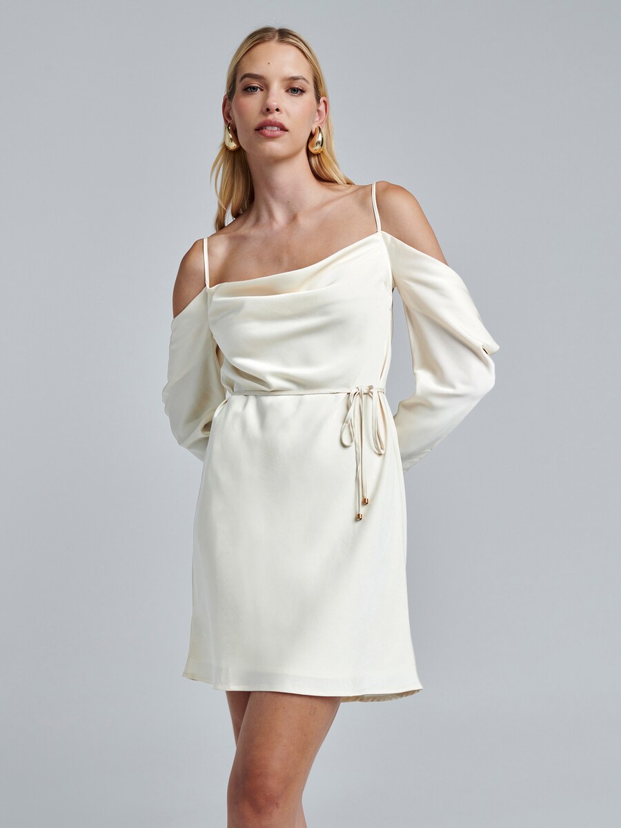 

Мини платье BWLDR Dress Rila, слоновая кость