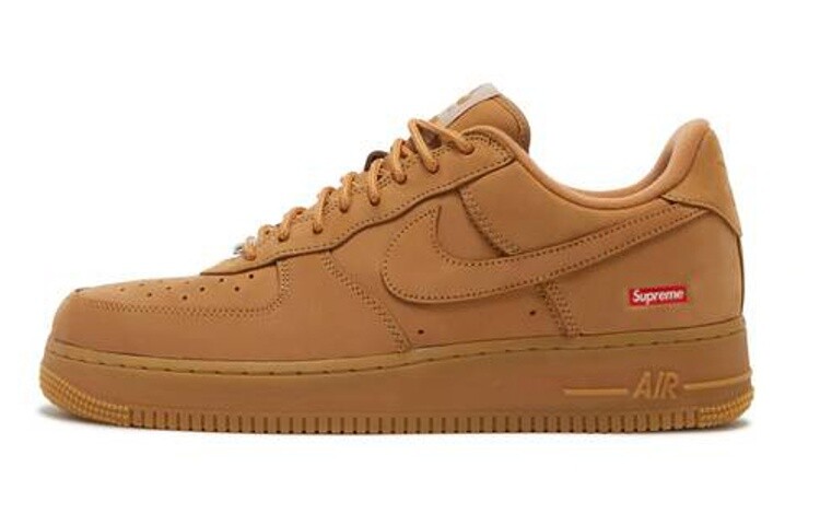 

Кроссовки Supreme xNike Air Force 1 Low Flax SP Wheat, Коричневый, Кроссовки Supreme xNike Air Force 1 Low Flax SP Wheat