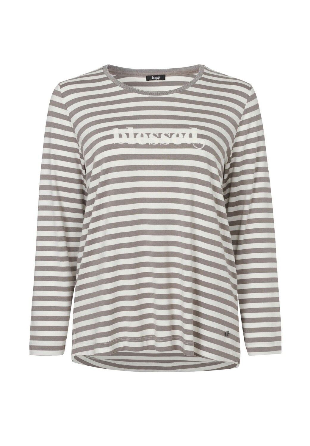 

Рубашка Молодёжная рубашка с длинными рукавами и аппликацией логотипа frapp, цвет Nougat Offwhite