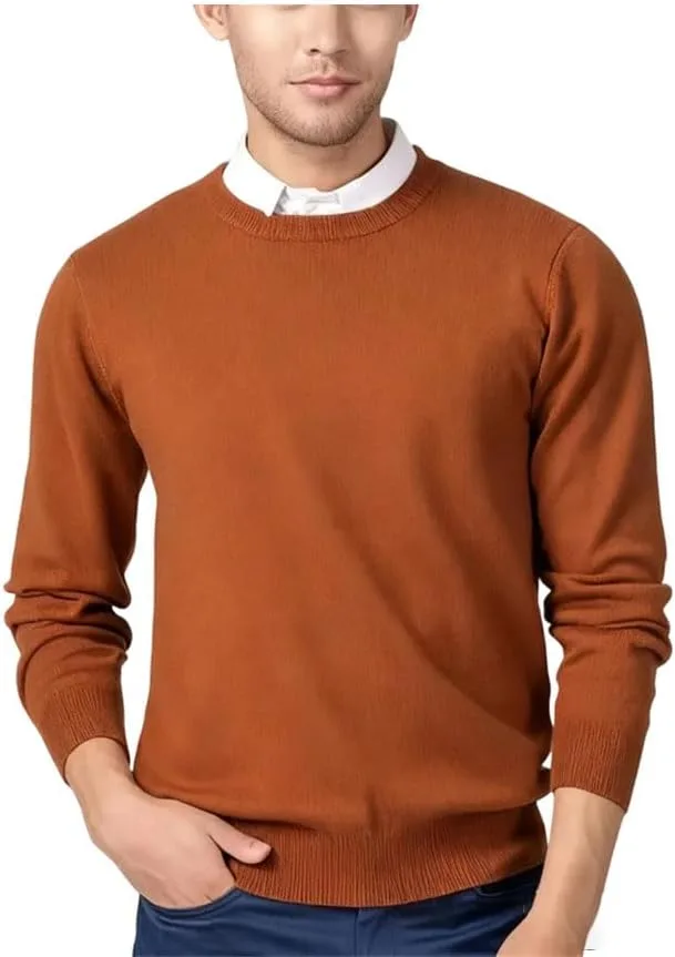 

Мужской кашемировый свитер O-Neck свободного кроя