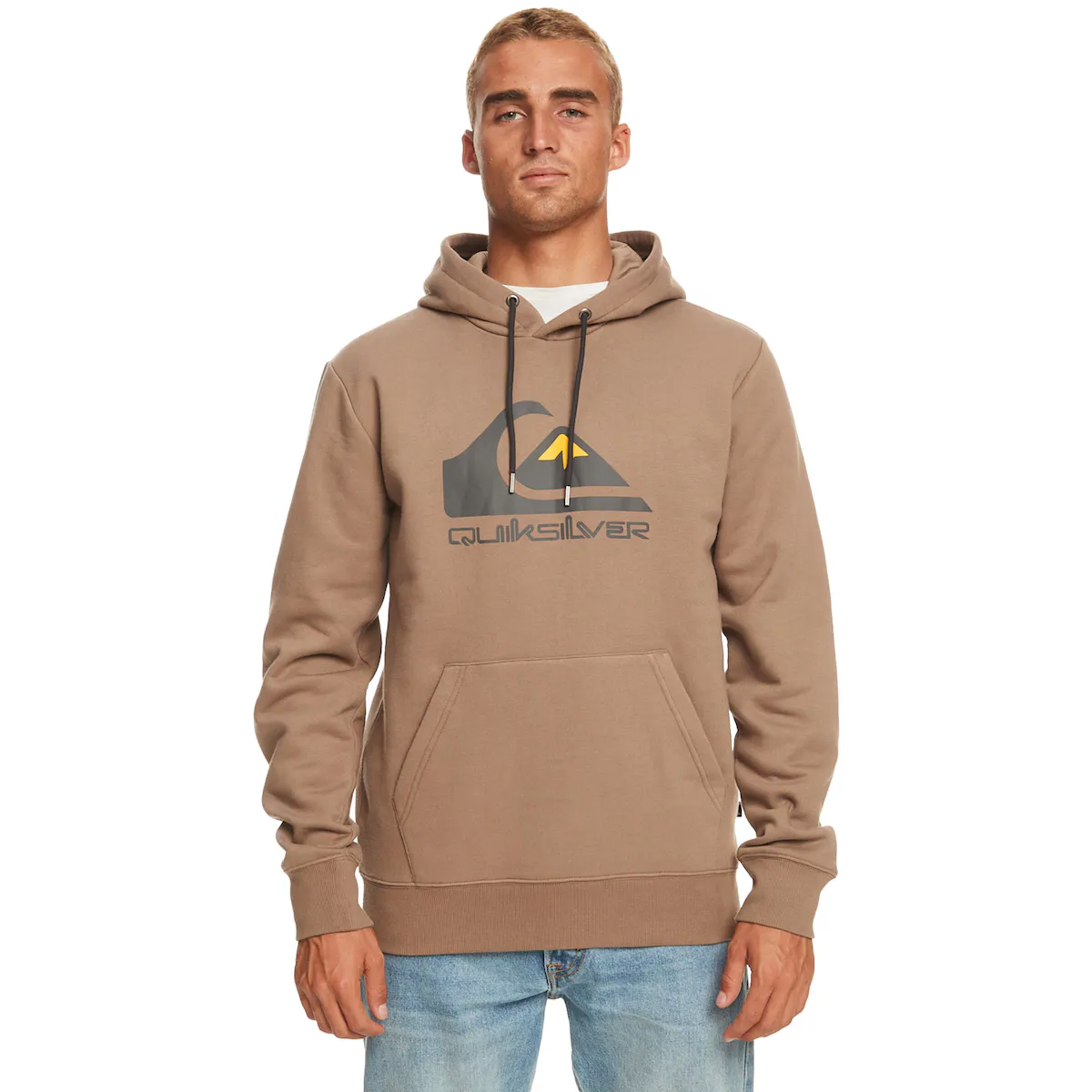 

Мужская толстовка Quiksilver с большим логотипом, натуральный