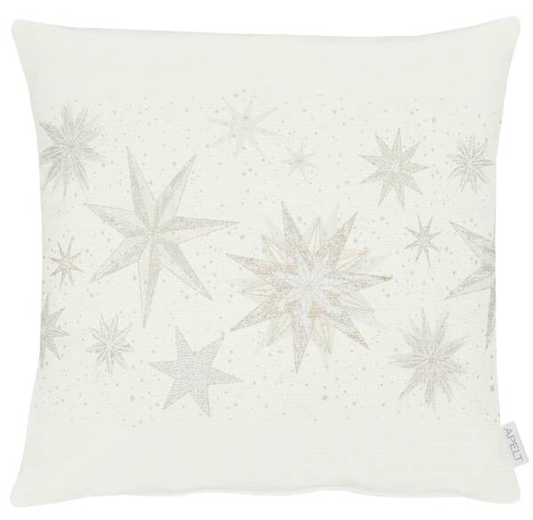 

Наволочка Apelt X-Mas Glam Typ B, 49x5x49 см цвет natur/gold