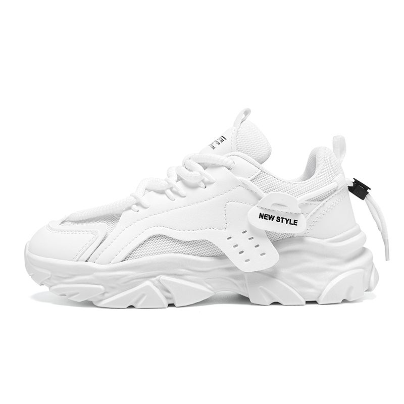 

Кроссовки Shock Absorbers Abrasion Resistant Rebound Breathable Quick Dry Low Top Kids Lifestyle Shoes Teenagers PROTECTCAMEL, белый
