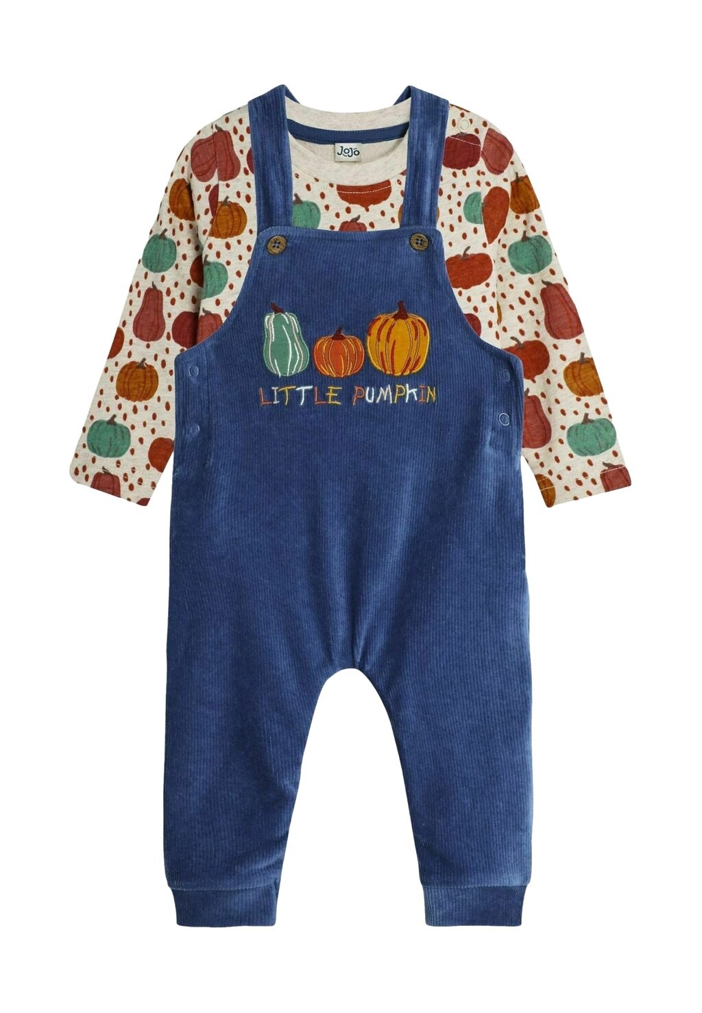 

Комбинезон PUMPKIN APPLIQUE SET- REGULAR FIT JoJo Maman Bébé, синий