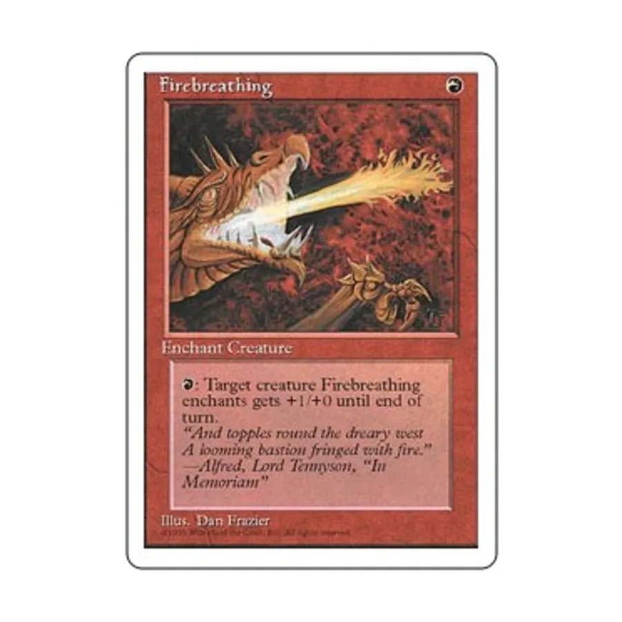 

CCG Огнедышащее (С), MTG - 4th Edition