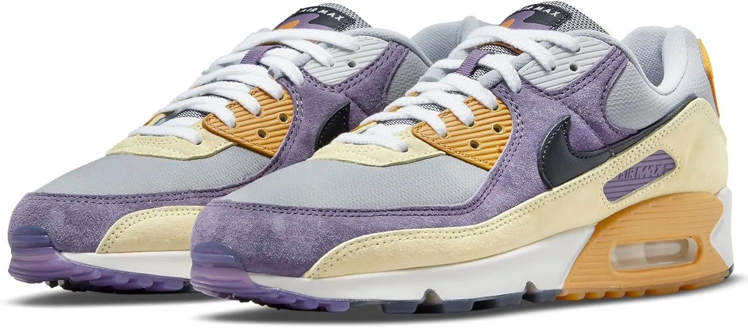 Кроссовки Nike Air Max 90 DB0625001, черный/фиолетовый/серый — фото 3