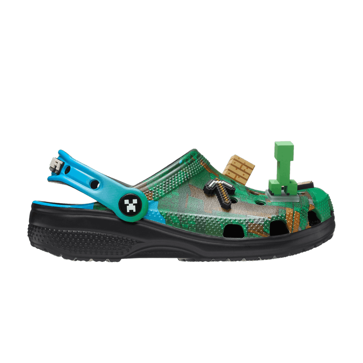 

Кроссовки Minecraft x Classic Clog Kids 'Green Blue', зеленый