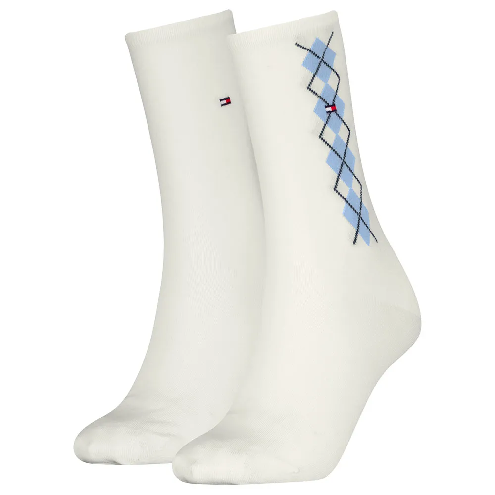

Носки 2 шт Tommy Hilfiger Argyle, белый