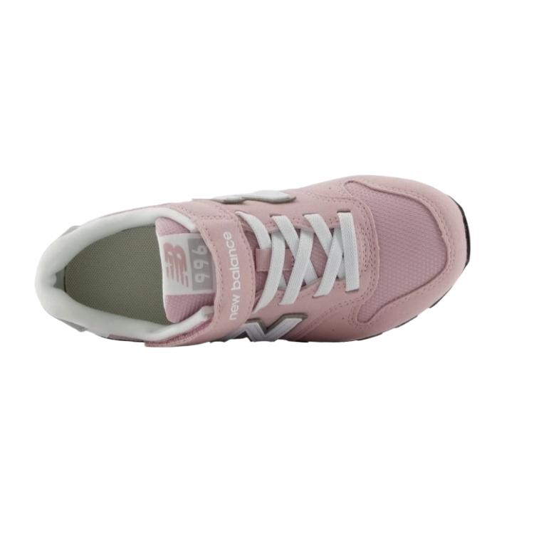 Кроссовки детские NB 996 для бега New Balance, серый/розовый — фото 4